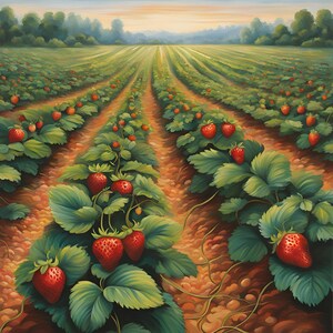 Strawberry Field | Digital Art