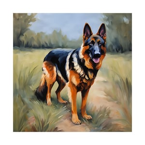 German Shepherd Art Print