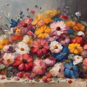 Pile of Flowers | Digital Art