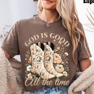 Comfort Colors Christian Shirt for Women, God Is Good Shirt, Christian Shirt, Religious Mom Shirt, Christian Apparel Gift, Shirt for Women