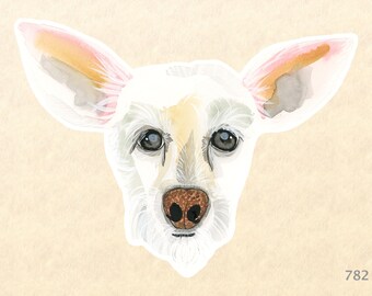 Dog Stickers Terrier Stickers Cute Animal Stickers Laptop Stickers Water Bottle Stickers Scrapbooking Stickers Watercolor Art Sticker