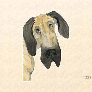 Duitse Dog Sticker Hond Sticker Duitse Mastiff Waterfles Sticker Scrapbook Sticker Macbook Decal