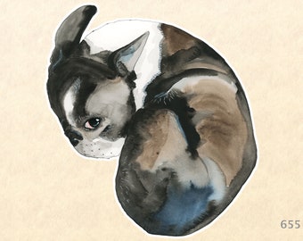 Dog Stickers, Boston Terrier Stickers, Cute Animal Stickers, Fun Animal Stickers, Water Bottle Stickers, Scrapbook Stickers