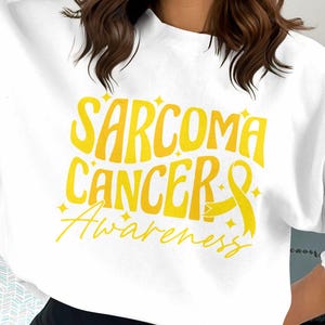 Sarcoma Cancer Awareness Svg, Sarcoma Cancer Awareness Svg Png, Yellow Ribbon Svg, Sarcoma Support Cricut Sublimation Design