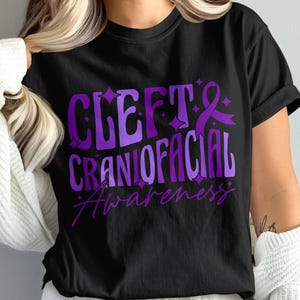 Cleft Craniofacial Awareness Svg Png, Cleft Craniofacial Awareness Svg, Purple Ribbon Svg, Cleft Palate Support Cricut Sublimation
