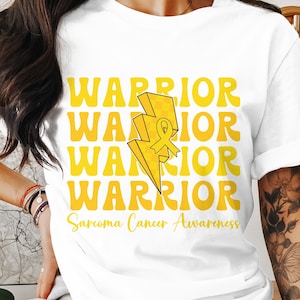 Sarcoma Cancer Warrior Svg, Sarcoma Cancer Awareness Svg Png, Yellow Ribbon Svg, Sarcoma Support Cricut Sublimation Design