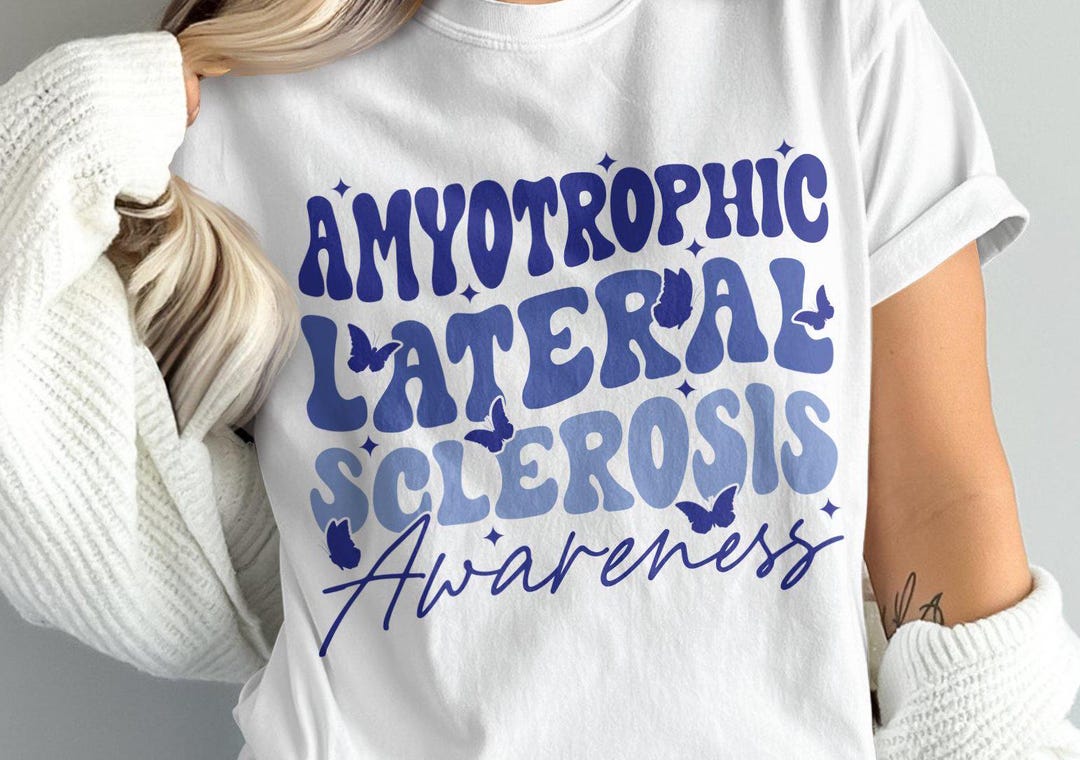 ALS Awareness Png Svg, Retro Amyotrophic Lateral Sclerosis Awareness ...