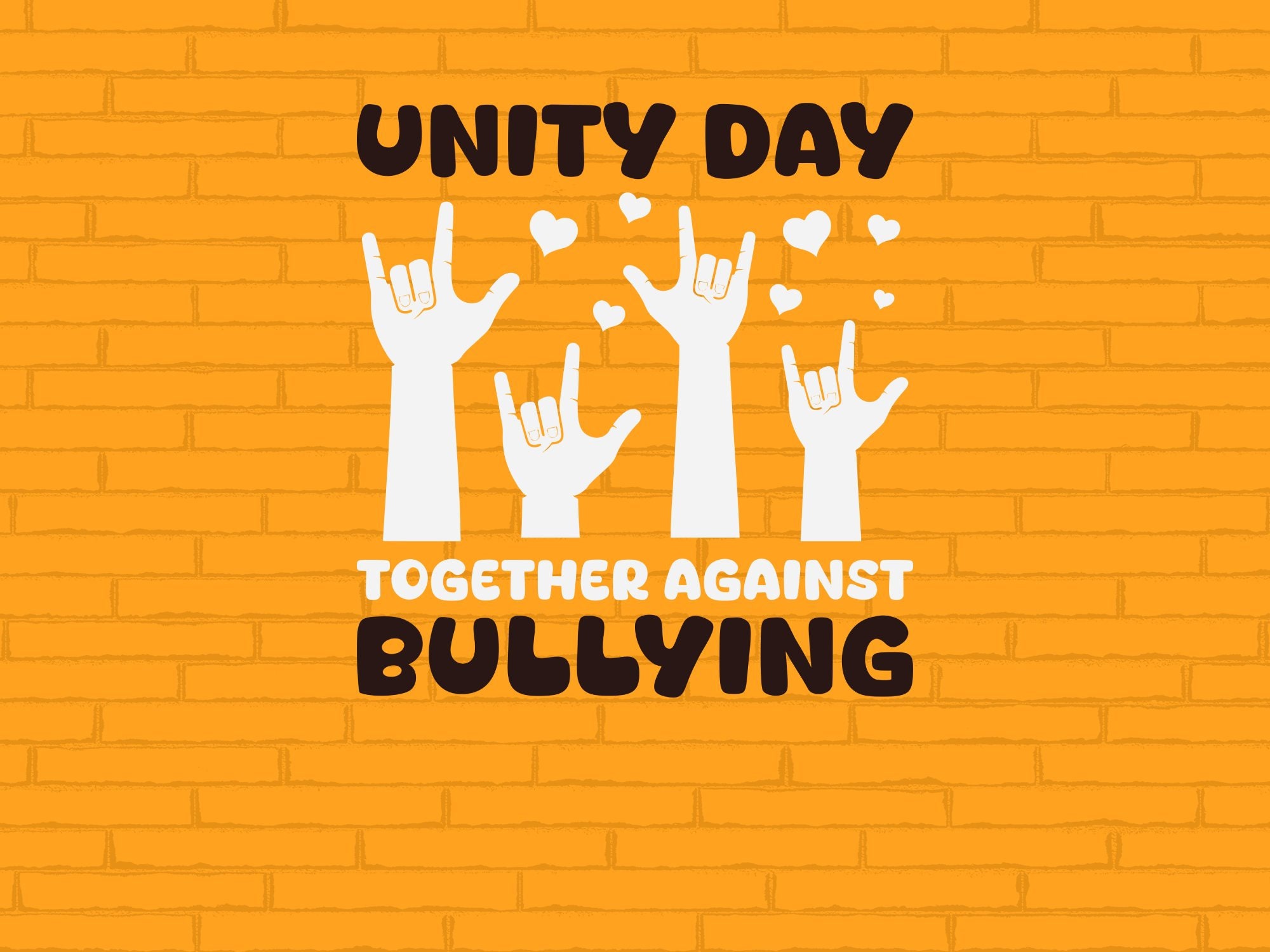 Unity Day Svg Png, Unity Day Together Against Bullying Svg, Anti Bully ...
