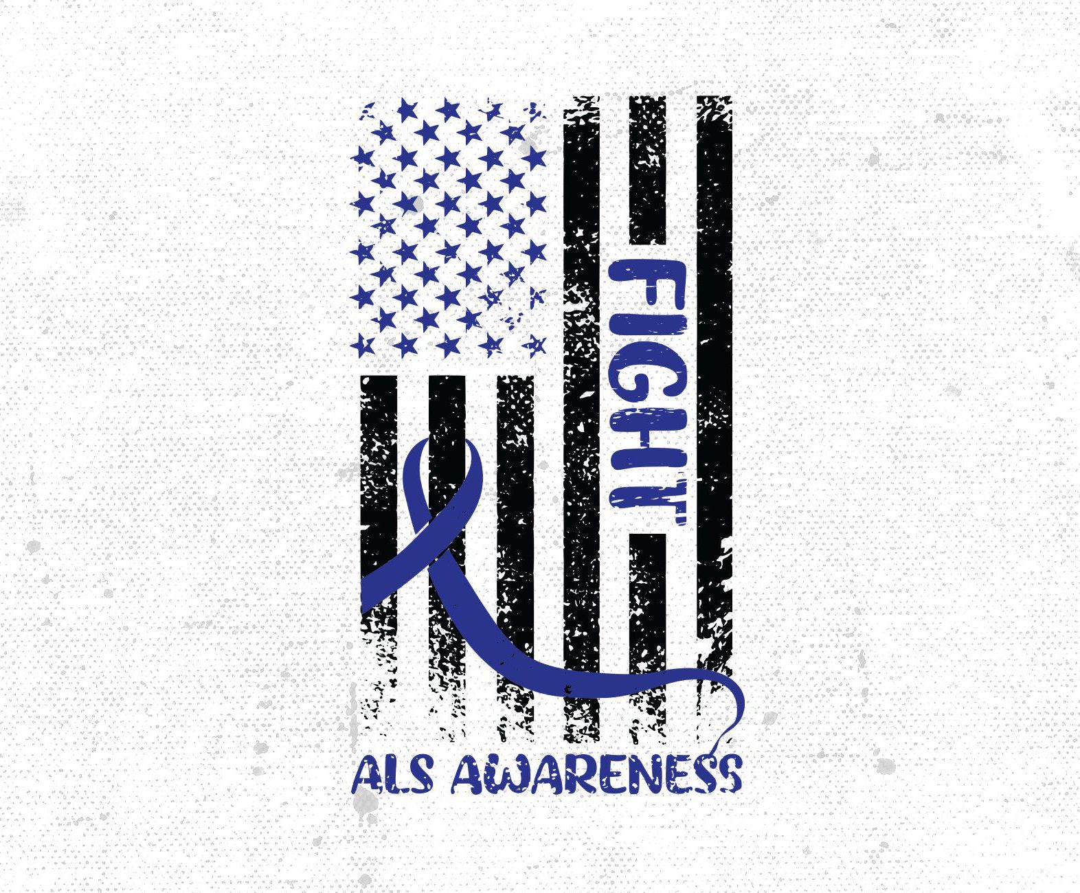 ALS Awareness Png Svg, ALS Awareness Flag Png , Als Support Svg Cricut ...