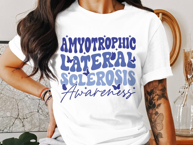 ALS Awareness Png Svg, Retro Amyotrophic Lateral Sclerosis Awareness ...