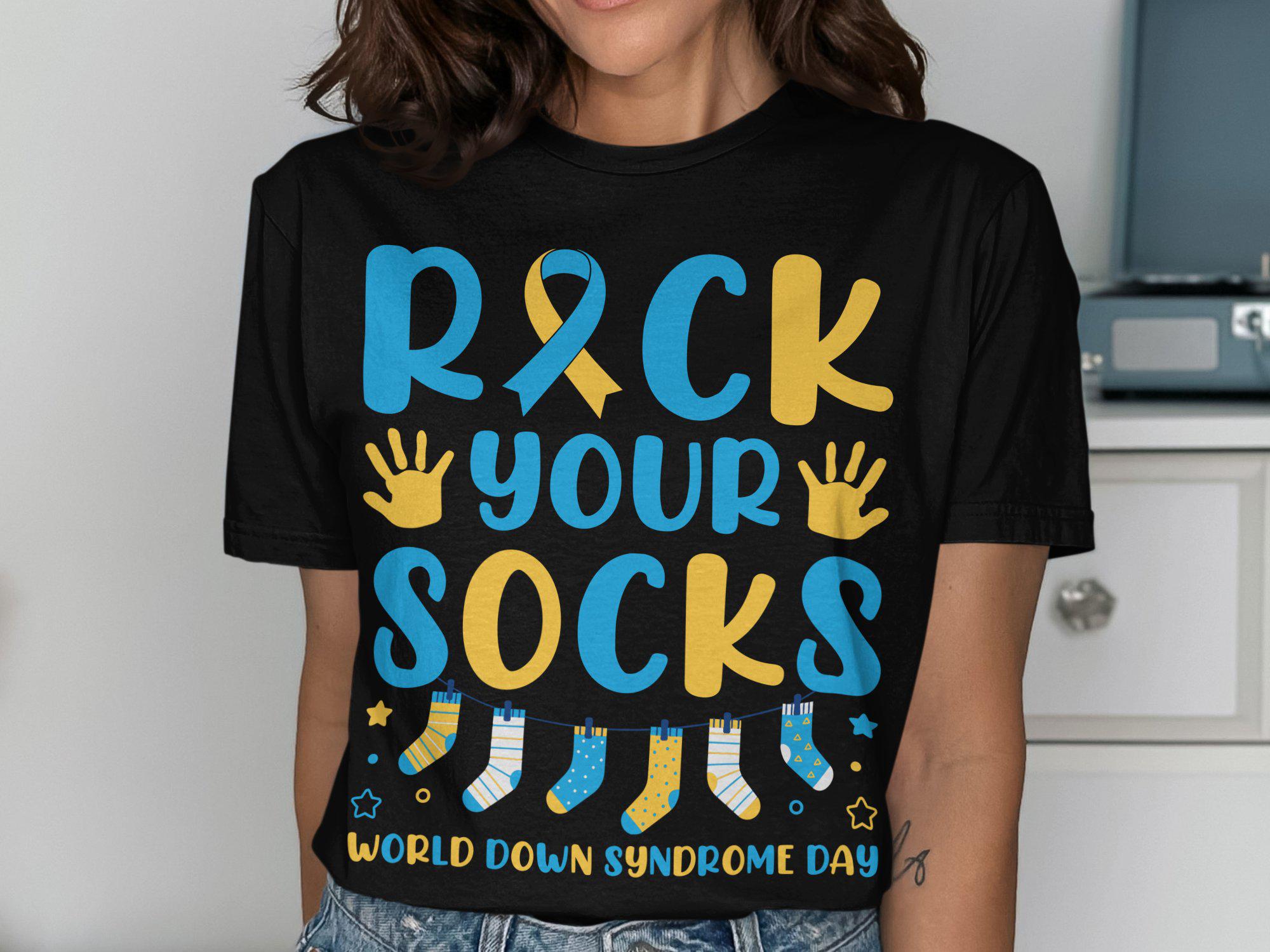 Down Syndrome Day Png Svg, Rock Your Socks World Down Syndrome Day Svg ...