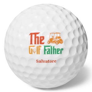Name Golf Ball Gift Set, Personalized Set of 6 Golf Balls, Golf Ball Gift Set, Gift for Golfer, Top Gift Ideas for Golfers