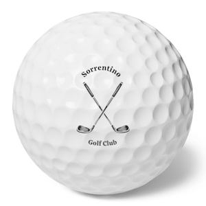 Name Golf Ball Gift Set, Personalized Set of 6 Golf Balls, Golf Ball Gift Set, Gift for Golfer, Top Gift Ideas for Golfers