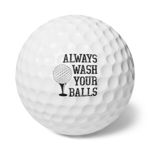 Golf Ball Gift Set, Set of 6 Golf Balls, Golf Ball Gift Set, Gift for Golfer, Top Gift Ideas for Golfers, Funny Golf Gift