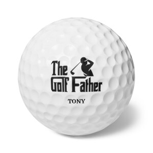 Name Golf Ball Gift Set, Personalized Set of 6 Golf Balls, Golf Ball Gift Set, Gift for Golfer, Top Gift Ideas for Golfers