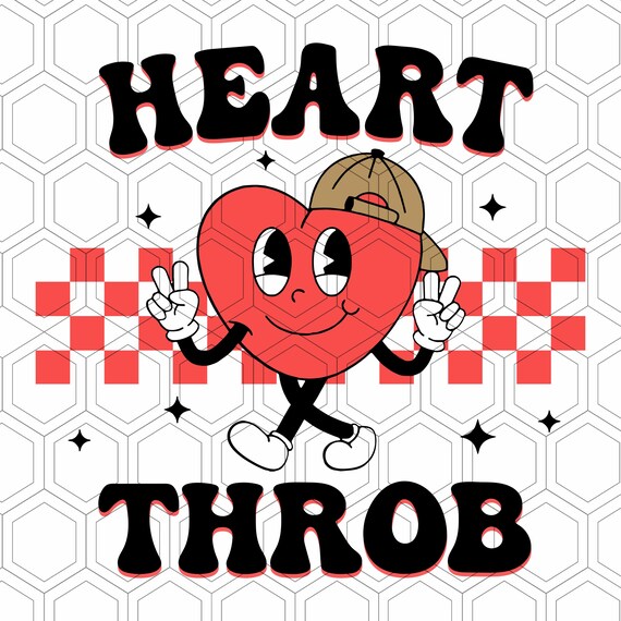 Heart Throb Png, Retro Valentine Png, Boys Valentine Png, Groovy Valentine, Valentine Shirt Png, Heart Boy Png, Love Png, Valentine Png