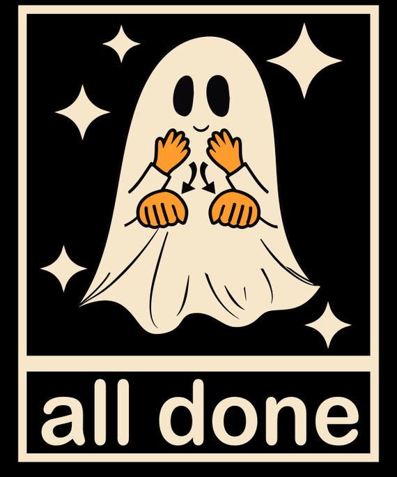 All Done Png, Halloween Ghost Png, Funny Ghost Png, Halloween Png
