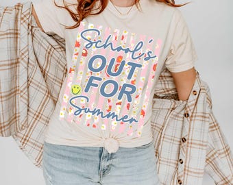 School's Out For Summer Teacher PNG, Summer Teacher PNG, Last Day of School PNG, Teacher Appreciation, Summer Break, End of Year Teacher Png
