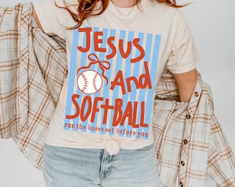 Jesus And Softball PNG, Preppy Softball Mom PNG, Trendy Christian Graphic, Home Run Png, Swing Batter Batter Png, Sports Png, Game Day Png