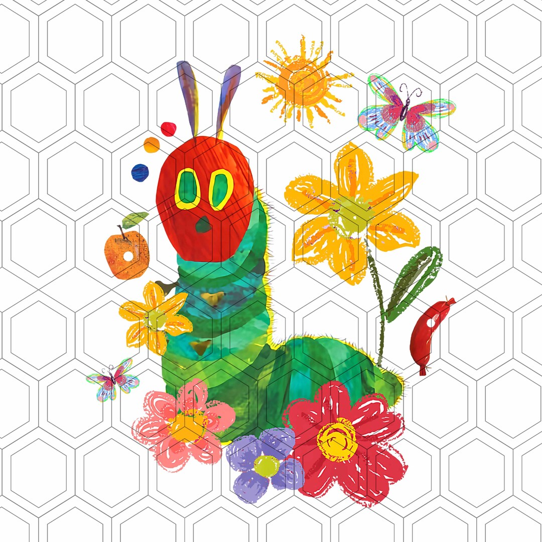 Hungry Caterpillar Surprised Transformation Back to School Png, the ...