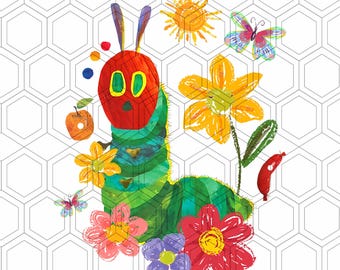 Hungry Caterpillar Surprised Transformation Back To School Png, The Very Hungry Caterpillar Png, Teacher Png, Funny Teacher Png, Book Lover