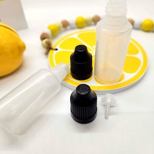 Fine Tip Bottle, .5 oz, Reusable, Refillable, Glitter Glue Bottle, Glaze Bottle