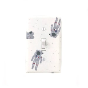 Space Room Decor, Light Switch Cover, Astronaut, Boys Bedroom Decor, Brother Gift