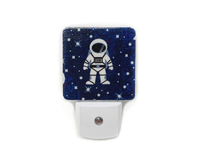 Space Themed Nursery, Space Night Light, Baby Astronaut, Nursery Decor Boy, New Baby Gift