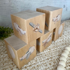 Airplane Nursery Baby Shower Blocks: Boy Room Decor