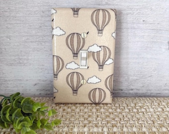 Hot Air Balloon Light Switch Cover: Adventure Nursery Decor