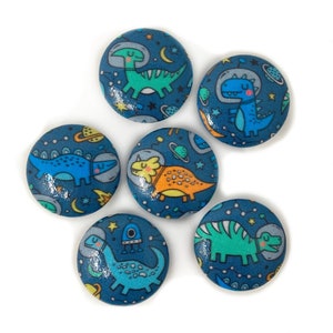 Dinosaur Knobs, Dinosaur Decor, Outer Space Decor, Boys Room Decor, Toddler Gift