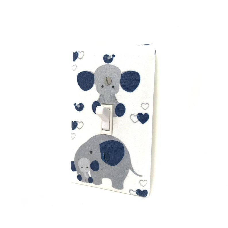 Elephant Nursery Decor Light Switch Cover Elephant Decor Etsy