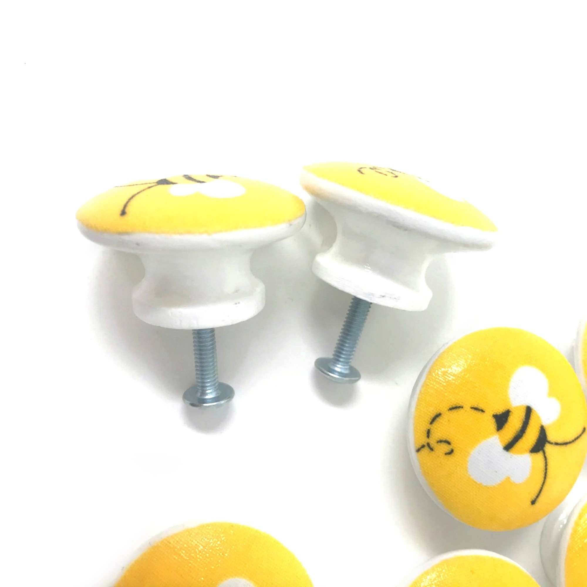 Nursery Dresser Knobs Bee Decor Drawer Knobs Bumble Bee Etsy