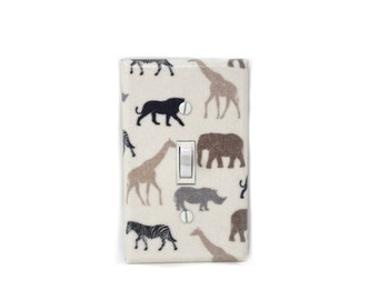 Jungle Baby Room, Light Switch Cover, Safari Nursery Decor, Baby Shower Gifts