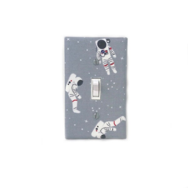 Space Bedroom Decor, Light Switch Cover, Astronaut, Boys Room Decor, Space Gift