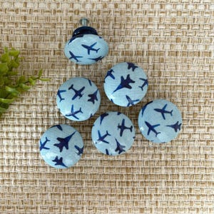 Airplane Nursery Decor, Wooden Drawer Pulls, Aviation Decor, Baby Boy Gift
