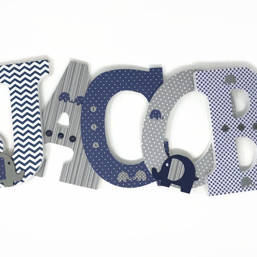 Elephant Nursery Decor Boy Personalized Baby Boy Gifts Etsy