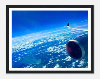 Aviation Premium Matte Paper Wooden Framed Photography, Aviation Poster, Pilot Gift, Travel, Adventure Art, Aviation Enthusiast, Flight