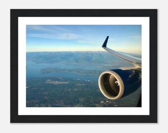 Aviation Premium Matte Paper Wooden Framed Photography, Aviation Poster, Pilot Gift, Travel, Adventure Art, Aviation Enthusiast, Flight