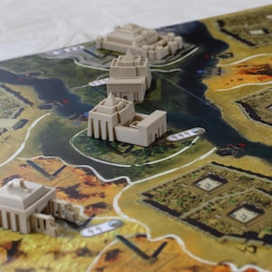 Bâtiments 3D de combat Kemet Blood and Sand