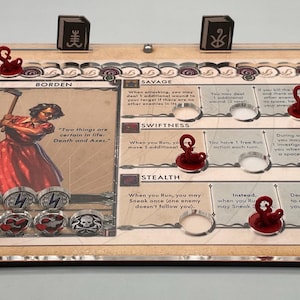 Cthulhu Death May Die kompatibel: 2-Layer Player Tableau