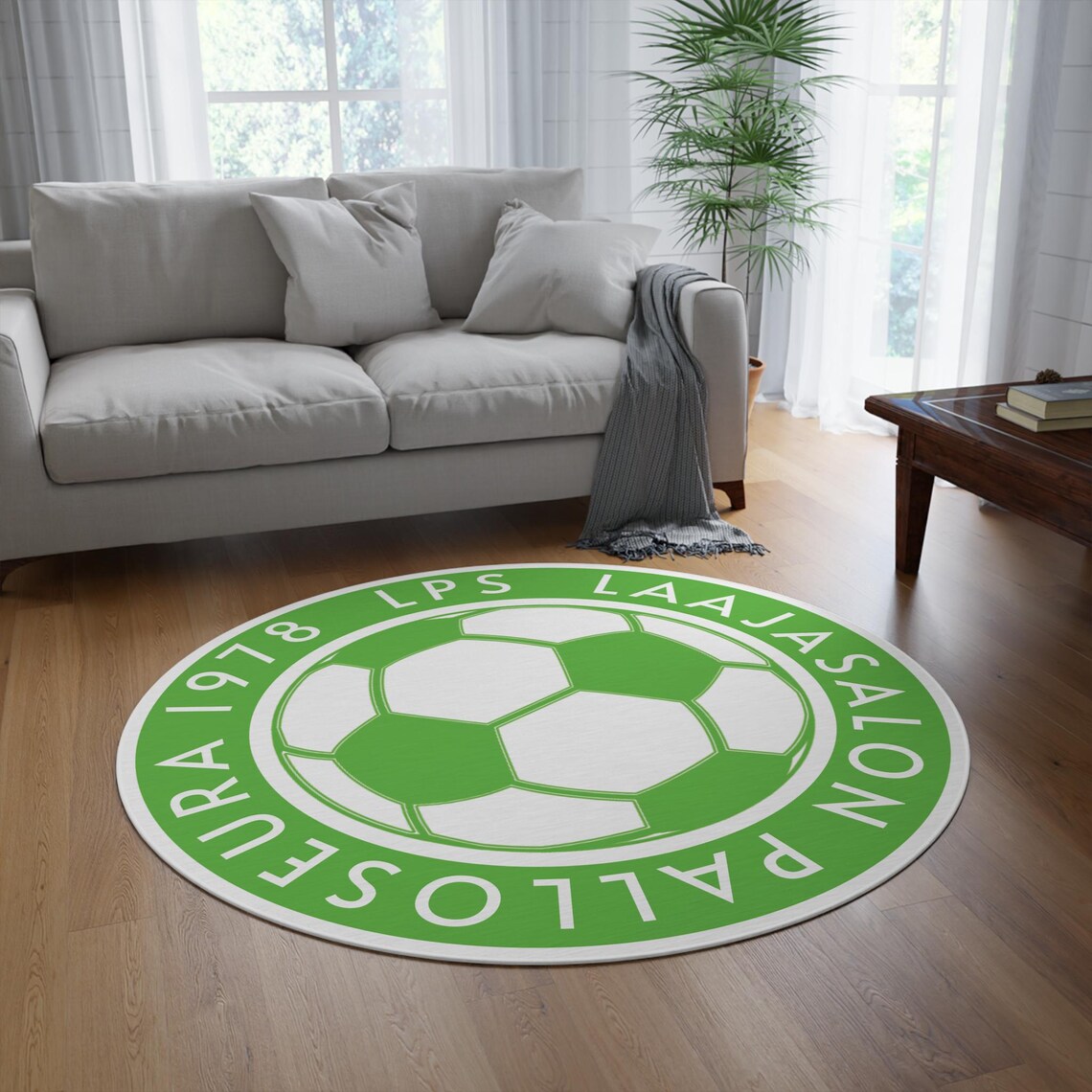 Lps Rug LPS Custom Round Rug With Club Logo - Etsy