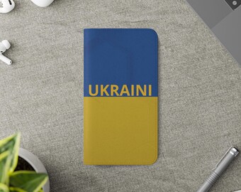 Shop and Support: Flip Cases for iPhone 11-13 and Galaxy 21-22 with Slava Ukraini Design.