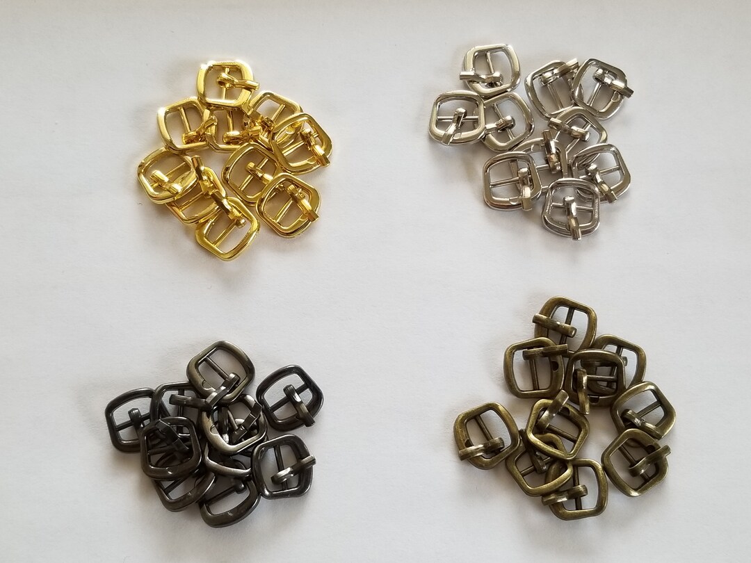 DIY Doll Size Buckles for Making Doll Belts, Shoes, Bags, Purses, Etc