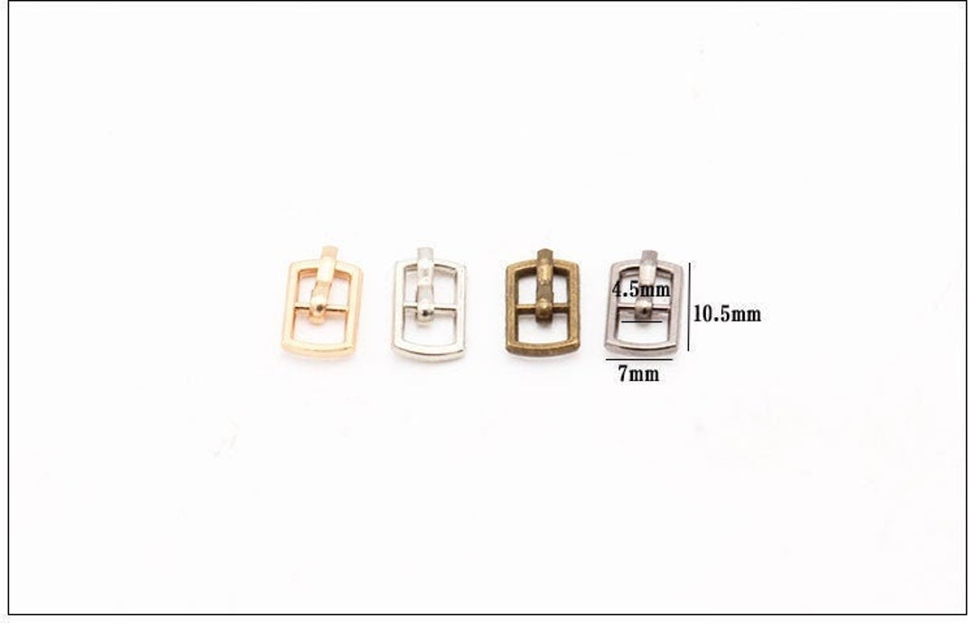 DIY Doll Size Buckles for Making Doll Belts, Shoes, Bags, Purses, Etc