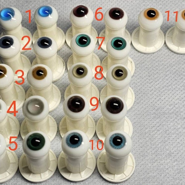 BJD glass eyes 12 mm for ball jointed doll