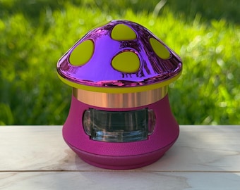 Big Mushroom Drawer Herb Grinder Spice Crusher Tobacco Smoke Grinder Gift