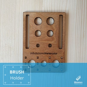 BRUSH Holder - Magnetic brush holder for Plein Air Painting - Urban Sketching
