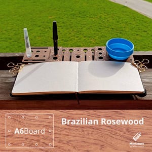 A6Board - Brazilian Rosewood - A6 Sketch board for Plein Air Painting - Urban Sketching