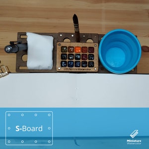 S-Board - Mini-schetsbord voor Plein Air Painting - Urban Sketching